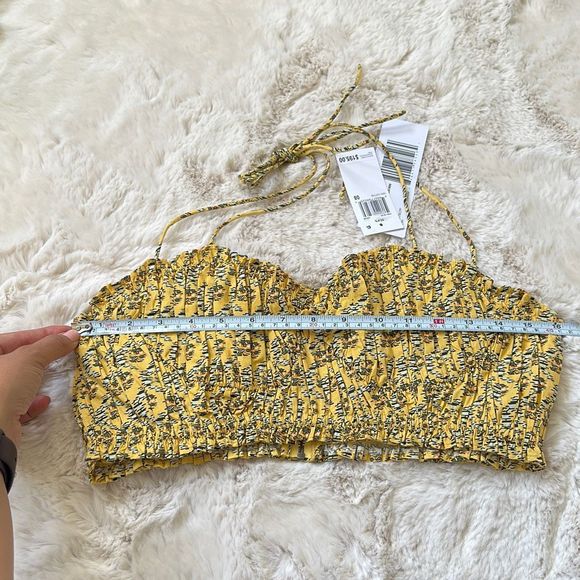 Rhode Pari Cropped Top Jawahar Garden Golden Size 8 - Picture 5 of 10